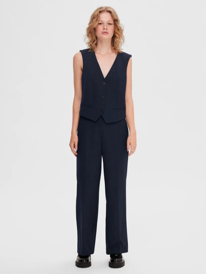 skrddersyet_vest_1.webp Jakkesæt & Blazers>SELECTED SKRÆDDERSYET VEST Blue
