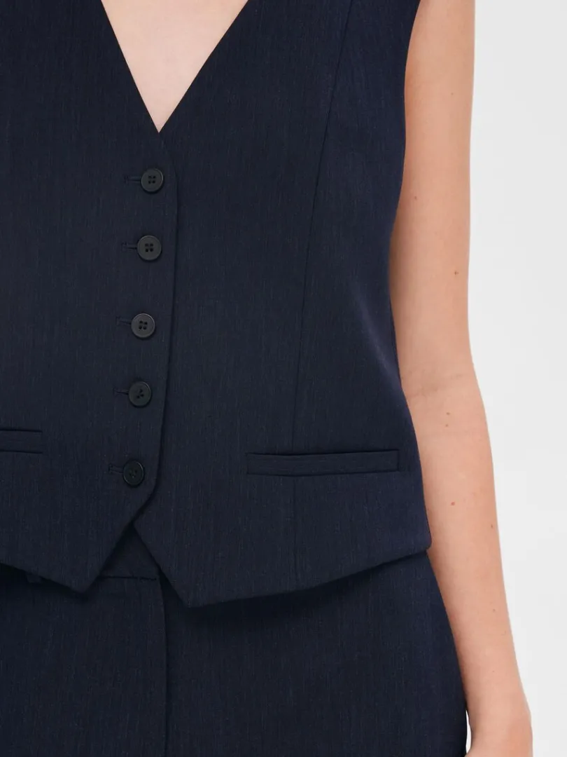 skrddersyet_vest_3.webp Jakkesæt & Blazers>SELECTED SKRÆDDERSYET VEST Blue