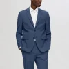 Jakkesæt & Blazers>SELECTED SLIM FIT BLAZER Blue