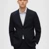 Jakkesæt & Blazers>SELECTED SLIM FIT BLAZER Blue