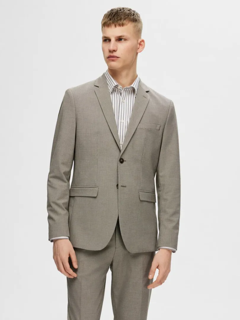 slim_fit_blazer_0-19.webp Jakkesæt & Blazers>SELECTED SLIM FIT BLAZER Brown