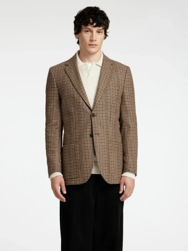 Jakkesæt & Blazers>SELECTED SLIM FIT BLAZER Brown
