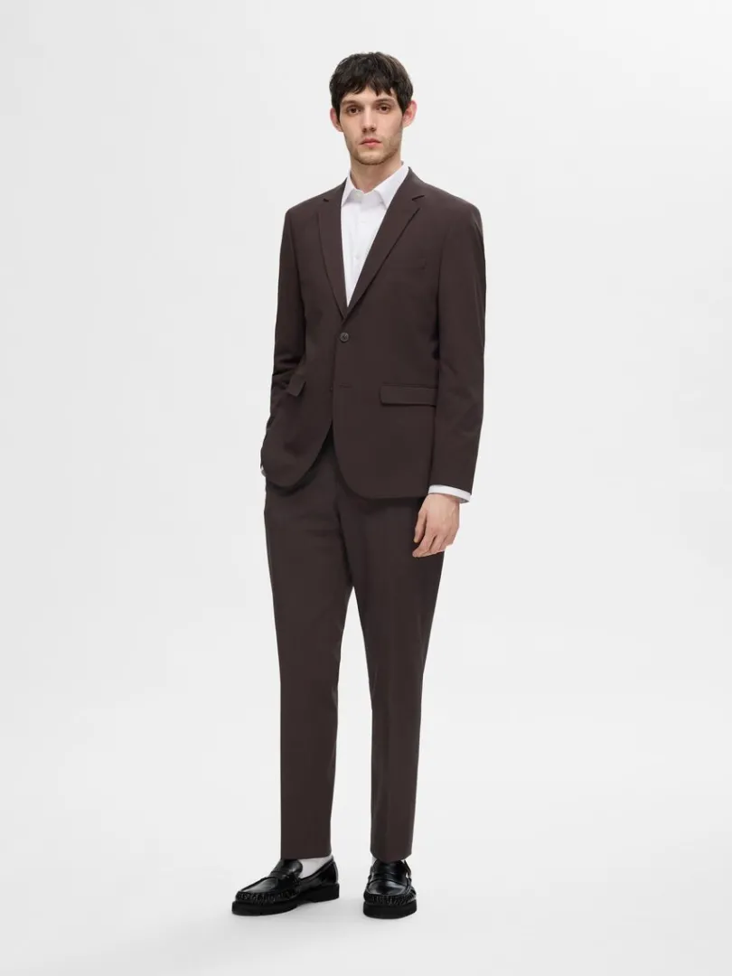 slim_fit_blazer_1-10.webp Jakkesæt & Blazers>SELECTED SLIM FIT BLAZER Brown