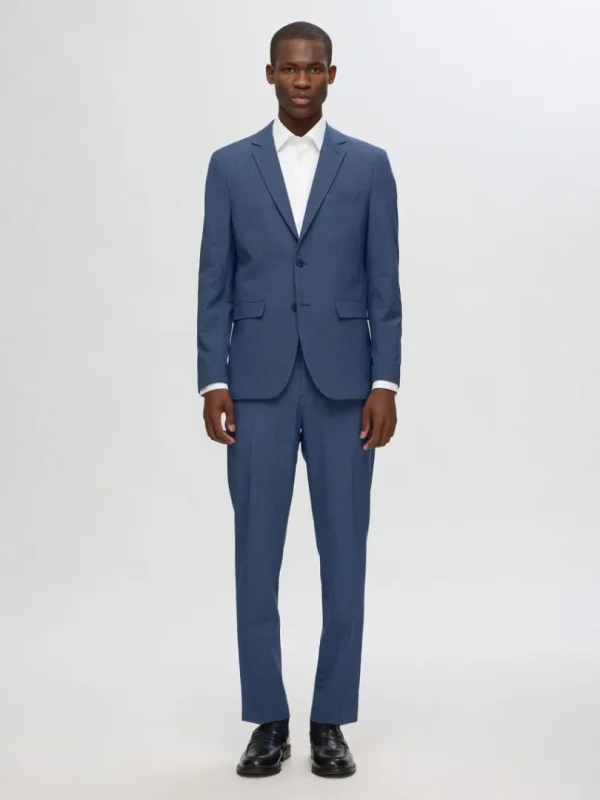 Jakkesæt & Blazers>SELECTED SLIM FIT BLAZER Blue