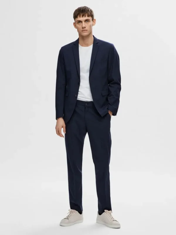 Jakkesæt & Blazers>SELECTED SLIM FIT BLAZER Blue
