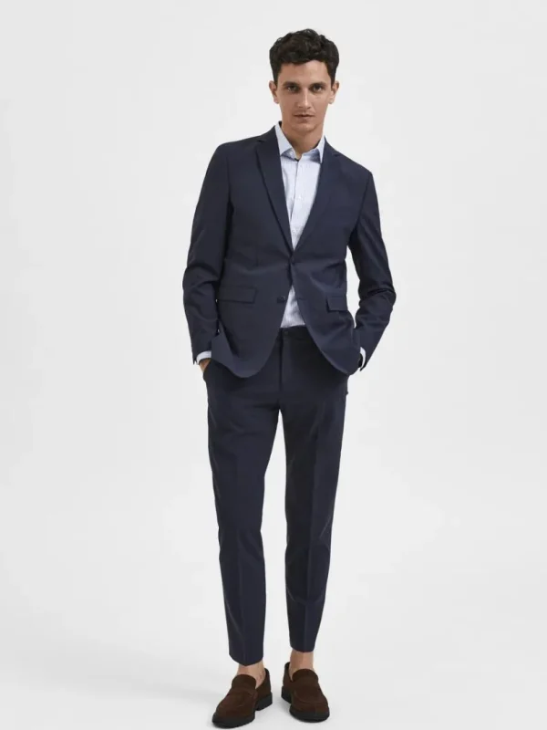 Jakkesæt & Blazers>SELECTED SLIM FIT BLAZER Blue