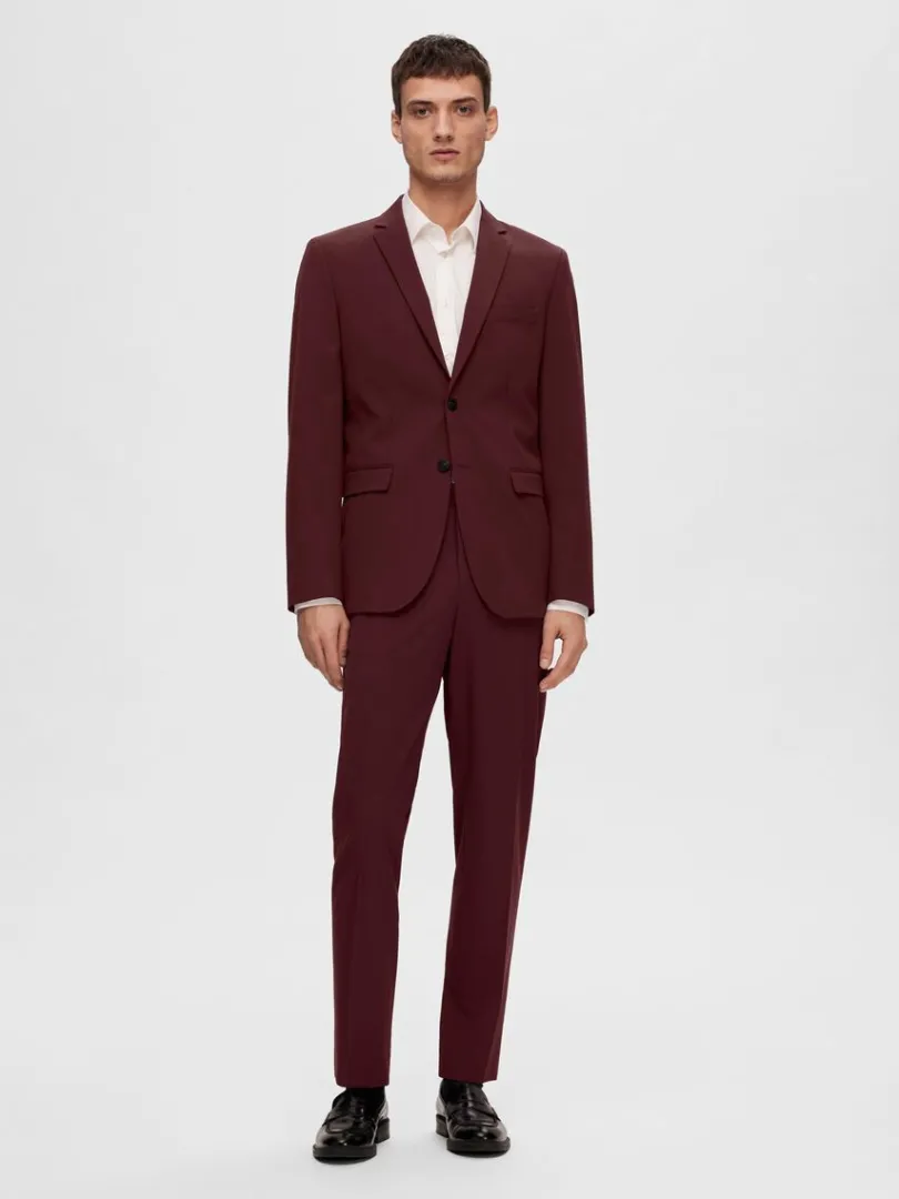 slim_fit_blazer_1-3.webp Jakkesæt & Blazers>SELECTED SLIM FIT BLAZER Red