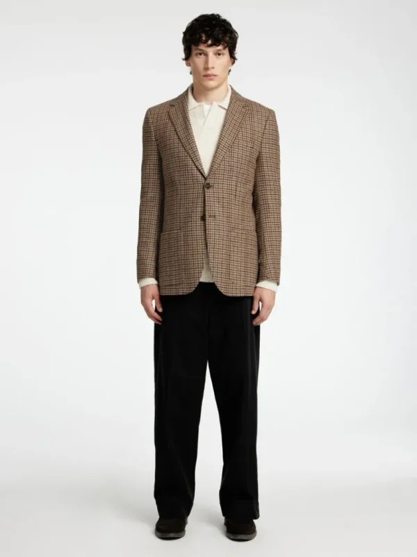 Jakkesæt & Blazers>SELECTED SLIM FIT BLAZER Brown