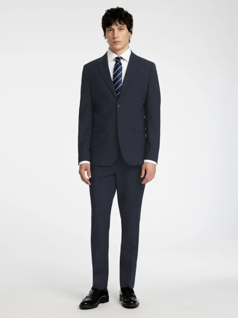 slim_fit_blazer_1-5.webp Jakkesæt & Blazers>SELECTED SLIM FIT BLAZER Blue