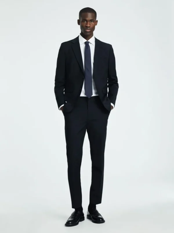 Jakkesæt & Blazers>SELECTED SLIM FIT BLAZER Black