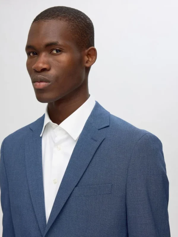 Jakkesæt & Blazers>SELECTED SLIM FIT BLAZER Blue