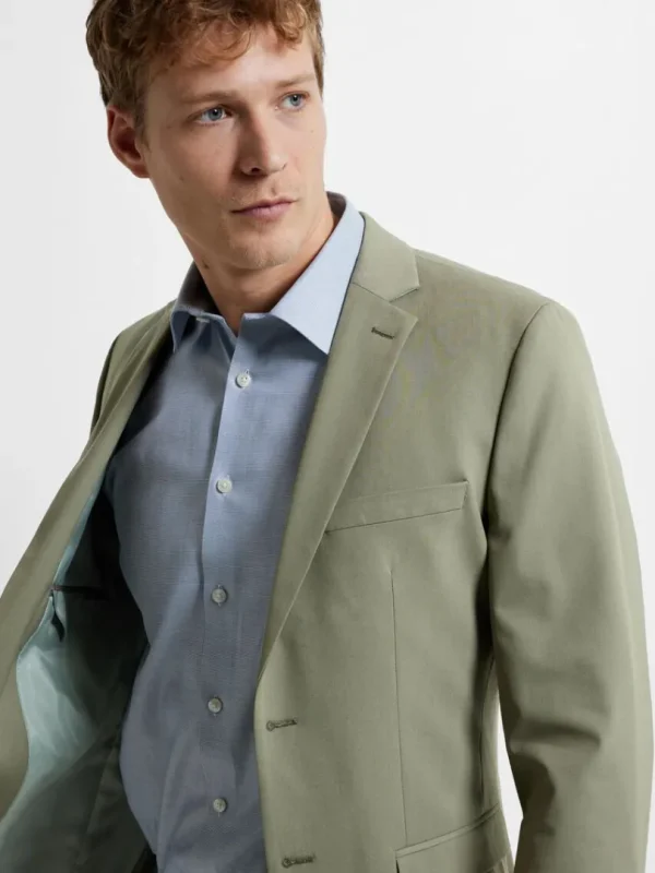Jakkesæt & Blazers>SELECTED SLIM FIT BLAZER Green