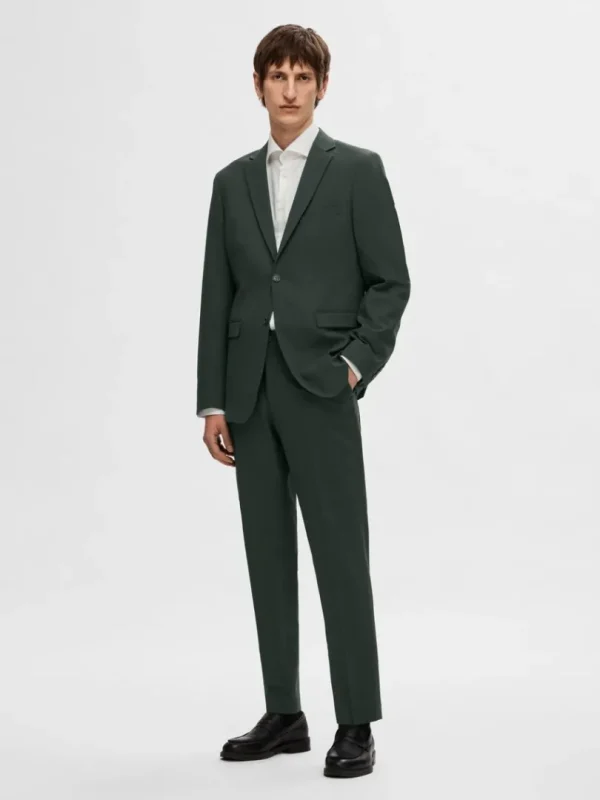 Jakkesæt & Blazers>SELECTED SLIM FIT BLAZER Green