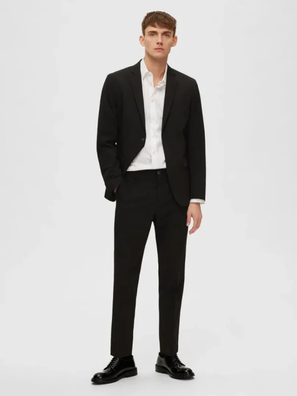 Jakkesæt & Blazers>SELECTED SLIM FIT BLAZER Black