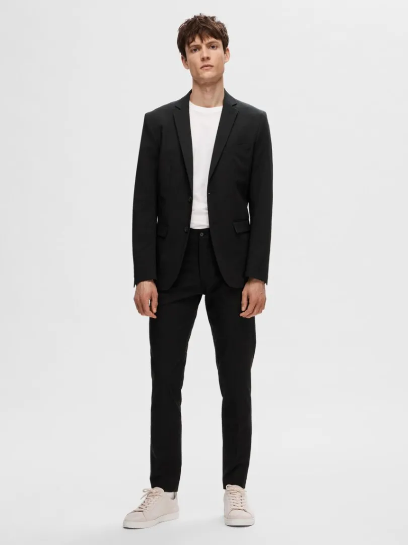 slim_fit_blazer_2-21.webp Jakkesæt & Blazers>SELECTED SLIM FIT BLAZER Black