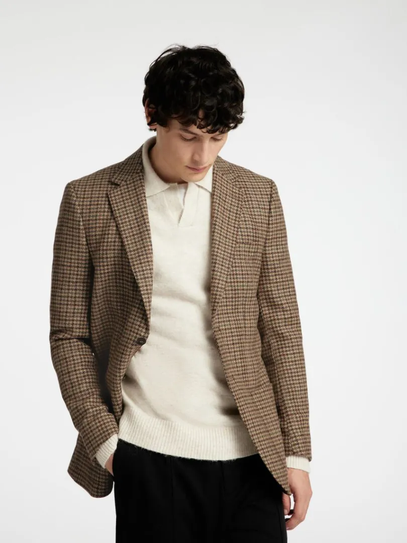 slim_fit_blazer_2-4.webp Jakkesæt & Blazers>SELECTED SLIM FIT BLAZER Brown