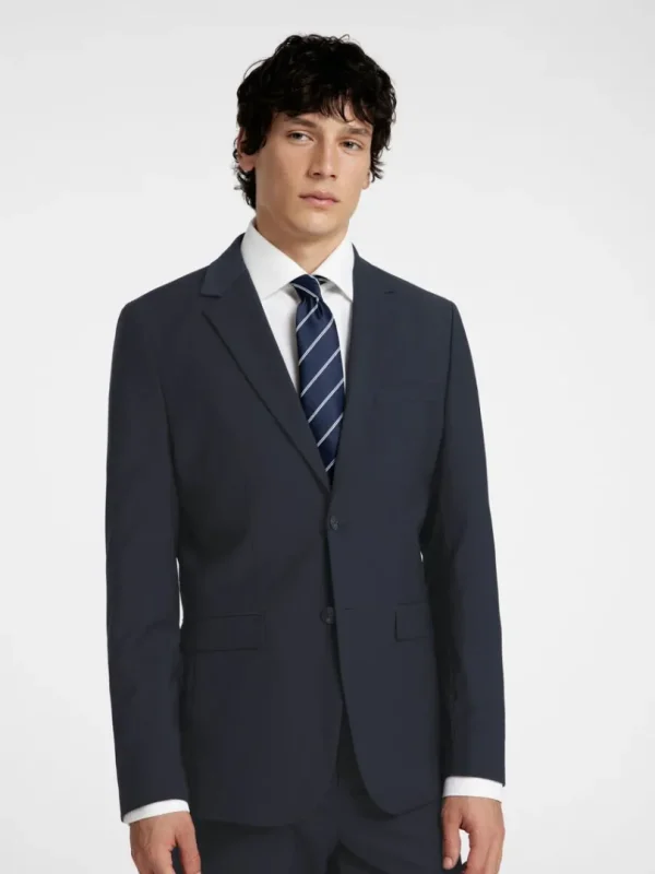 Jakkesæt & Blazers>SELECTED SLIM FIT BLAZER Blue