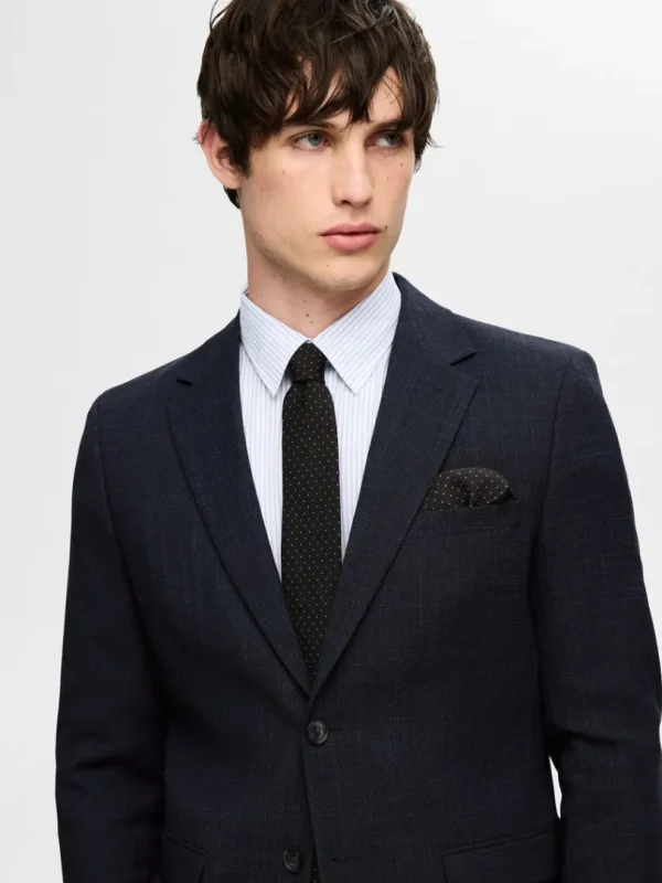 Jakkesæt & Blazers>SELECTED SLIM FIT BLAZER Blue