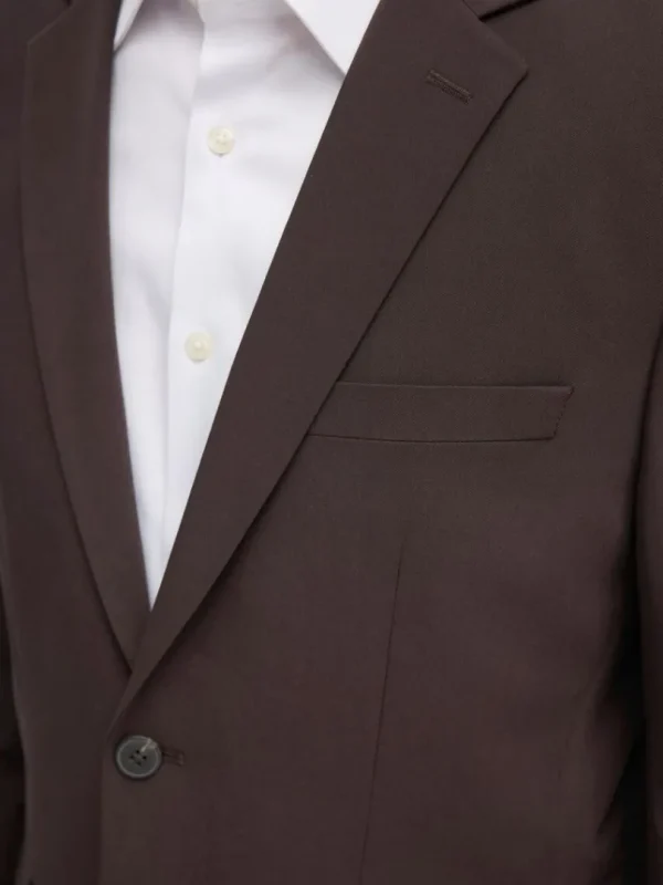 Jakkesæt & Blazers>SELECTED SLIM FIT BLAZER Brown