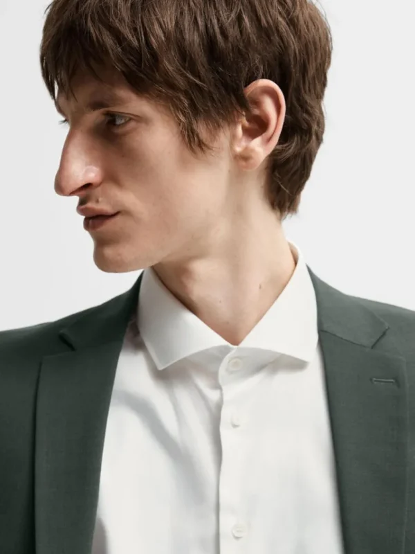 Jakkesæt & Blazers>SELECTED SLIM FIT BLAZER Green