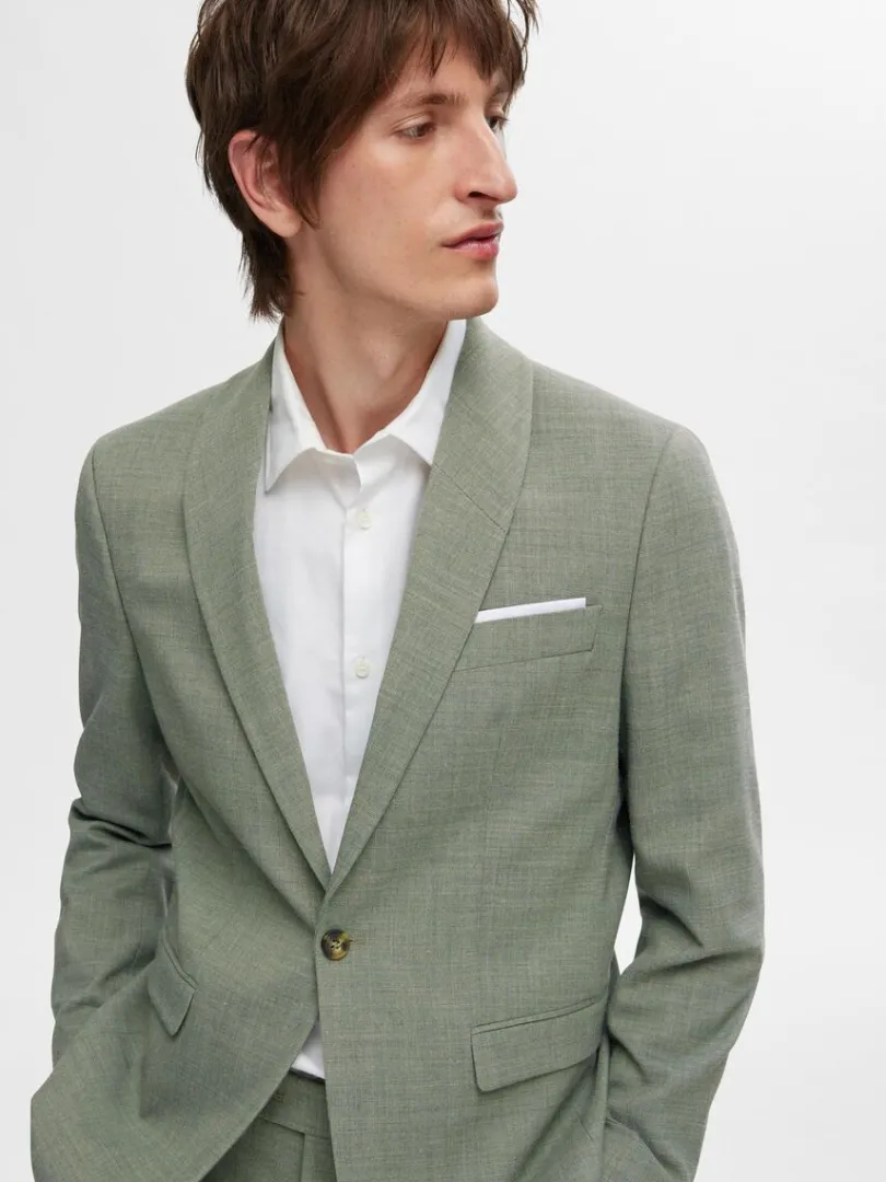 slim_fit_blazer_3-18.webp Jakkesæt & Blazers>SELECTED SLIM FIT BLAZER Green