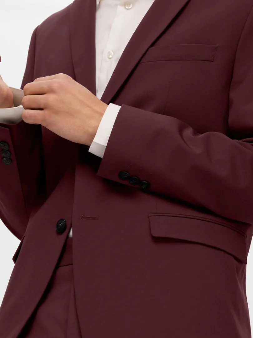 slim_fit_blazer_3-3.webp Jakkesæt & Blazers>SELECTED SLIM FIT BLAZER Red