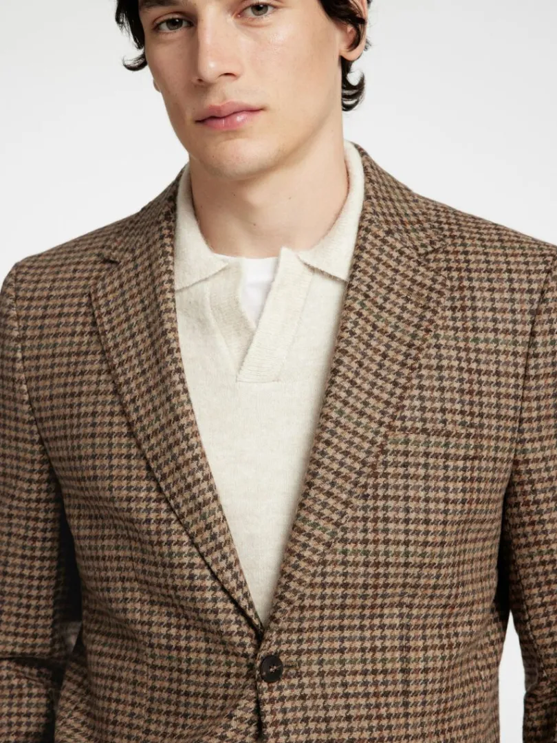 slim_fit_blazer_3-4.webp Jakkesæt & Blazers>SELECTED SLIM FIT BLAZER Brown