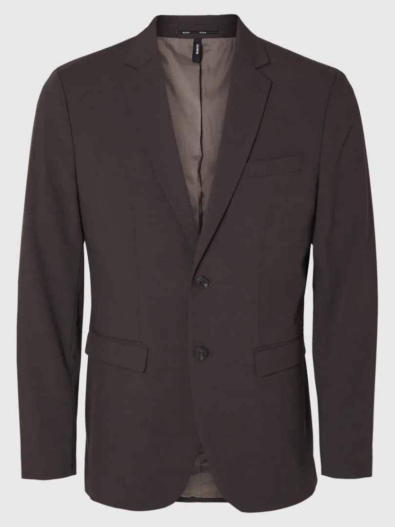 slim_fit_blazer_4-10.webp Jakkesæt & Blazers>SELECTED SLIM FIT BLAZER Brown