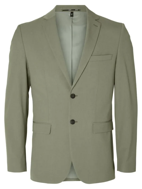 Jakkesæt & Blazers>SELECTED SLIM FIT BLAZER Green