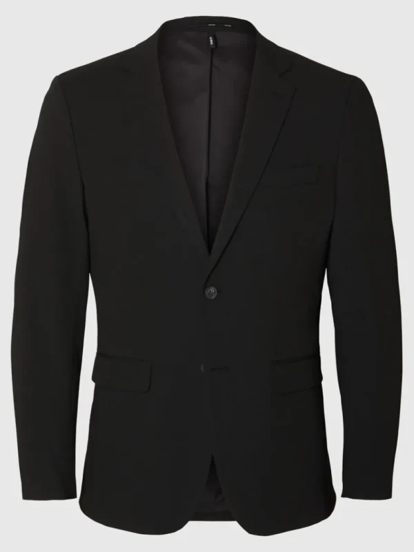 Jakkesæt & Blazers>SELECTED SLIM FIT BLAZER Black