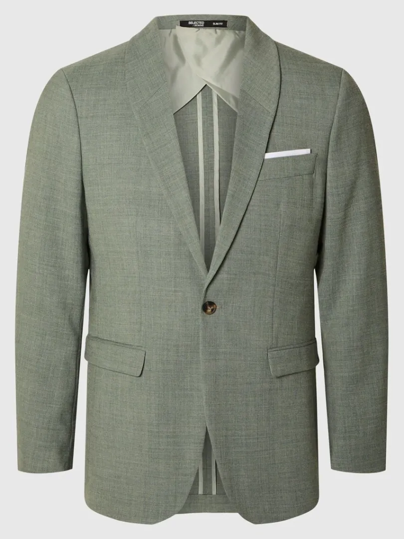 slim_fit_blazer_4-18.webp Jakkesæt & Blazers>SELECTED SLIM FIT BLAZER Green