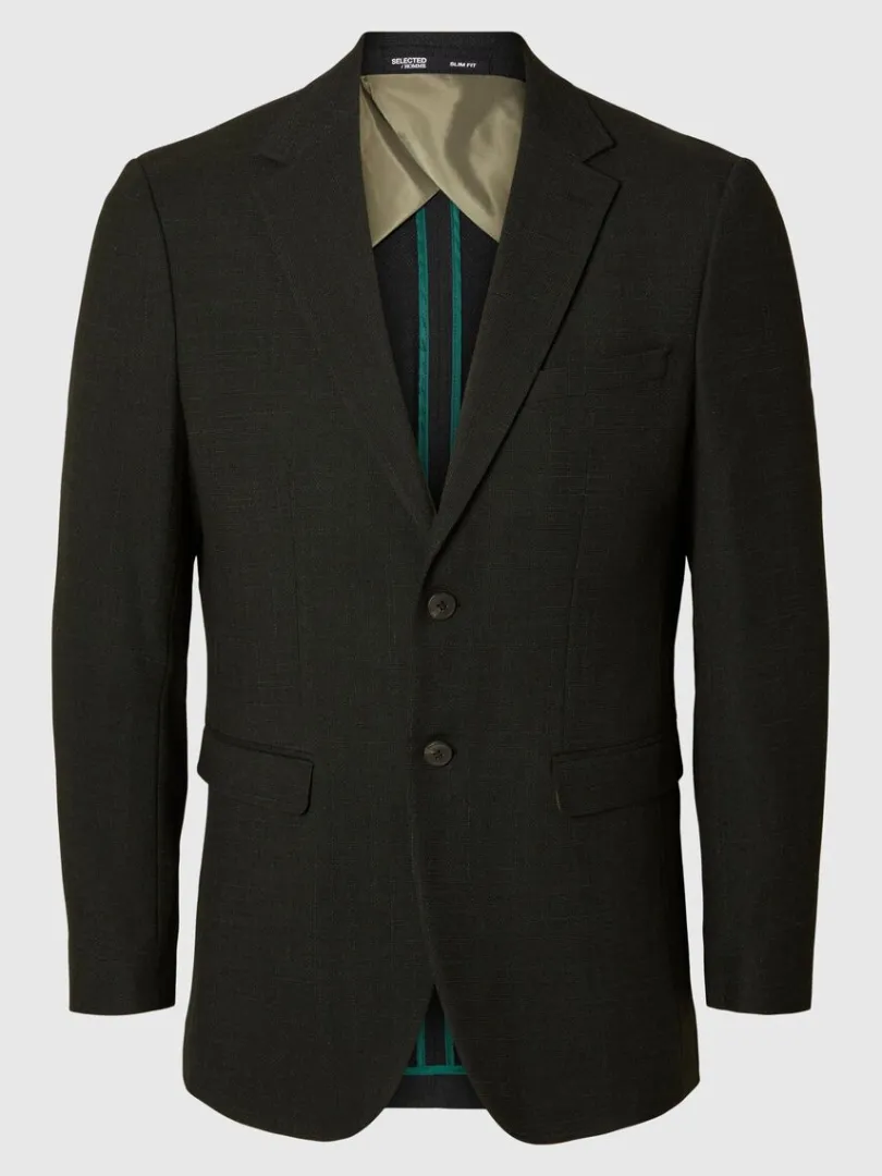 slim_fit_blazer_4-2.webp Jakkesæt & Blazers>SELECTED SLIM FIT BLAZER Green