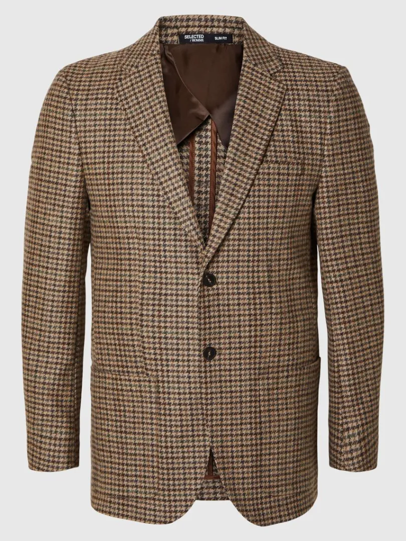 slim_fit_blazer_4-4.webp Jakkesæt & Blazers>SELECTED SLIM FIT BLAZER Brown