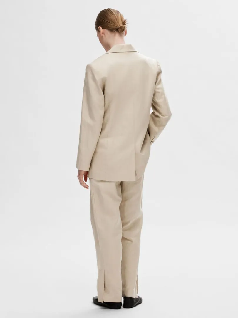 slim_fit_blazer_4.webp Jakkesæt & Blazers>SELECTED SLIM FIT BLAZER Beige
