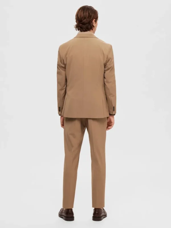 Jakkesæt & Blazers>SELECTED SLIM FIT BLAZER Brown