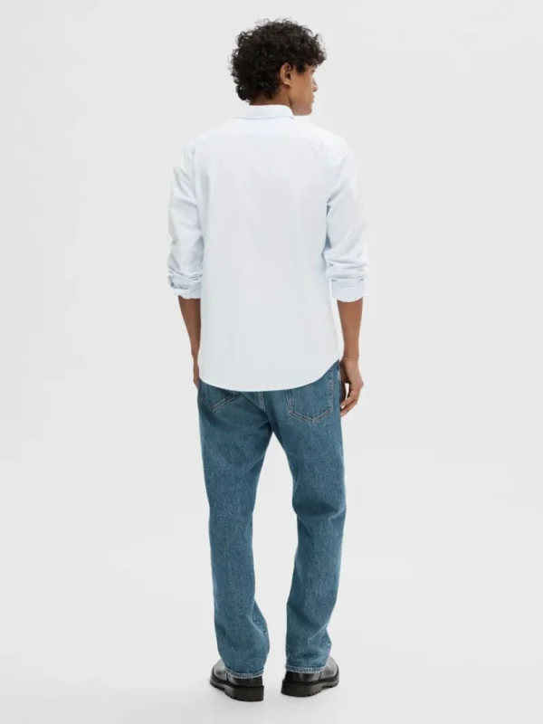 Skjorter>SELECTED SLIM FIT BOMULD SKJORTE Blue