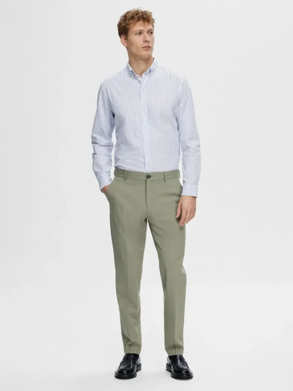Skjorter>SELECTED SLIM FIT BOMULD SKJORTE Blue