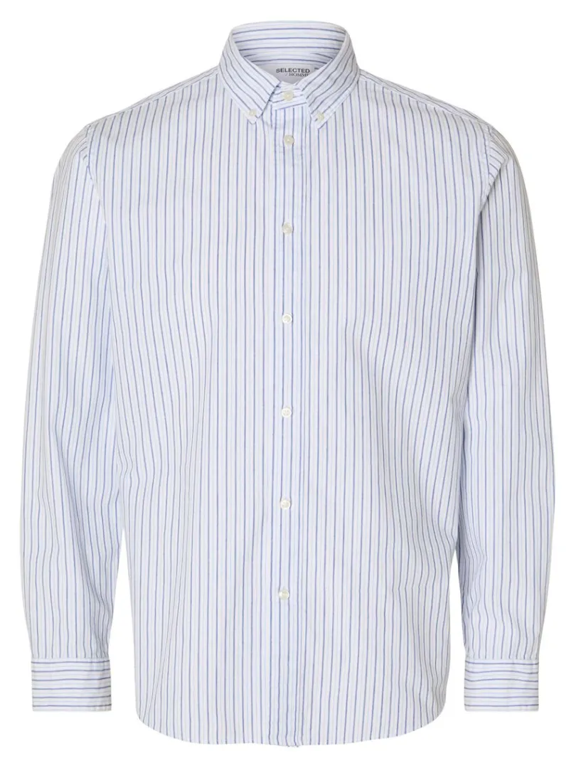 slim_fit_bomuld_skjorte_4-3.webp Skjorter>SELECTED SLIM FIT BOMULD SKJORTE Blue