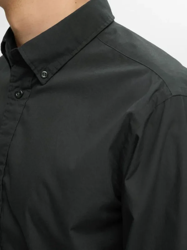 Skjorter>SELECTED SLIM FIT BOMULD SKJORTE Black