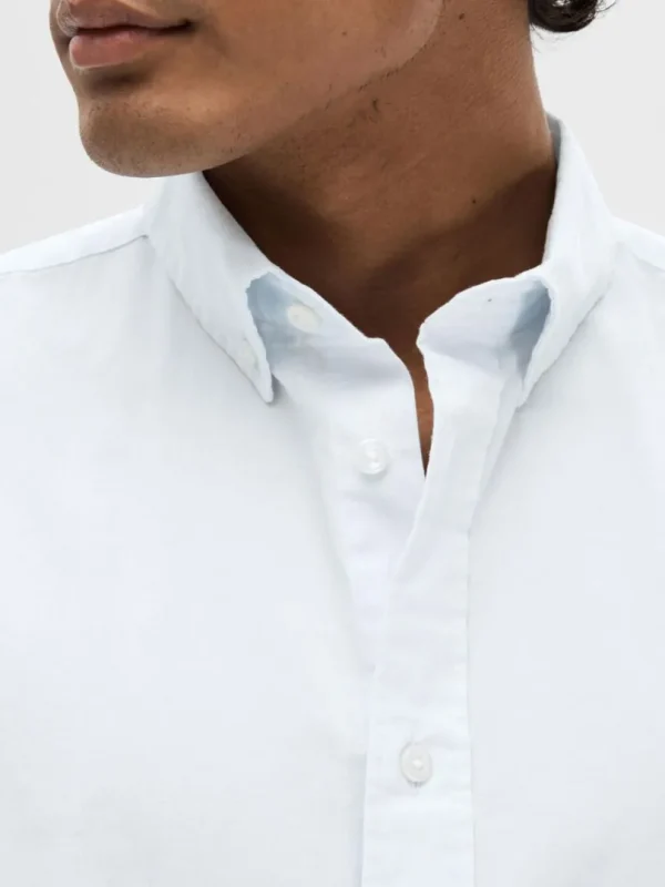 Skjorter>SELECTED SLIM FIT BOMULD SKJORTE Blue