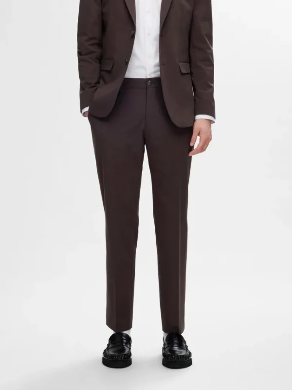 Bukser | Jakkesæt & Blazers>SELECTED 175 SLIM FIT BUKSER Brown