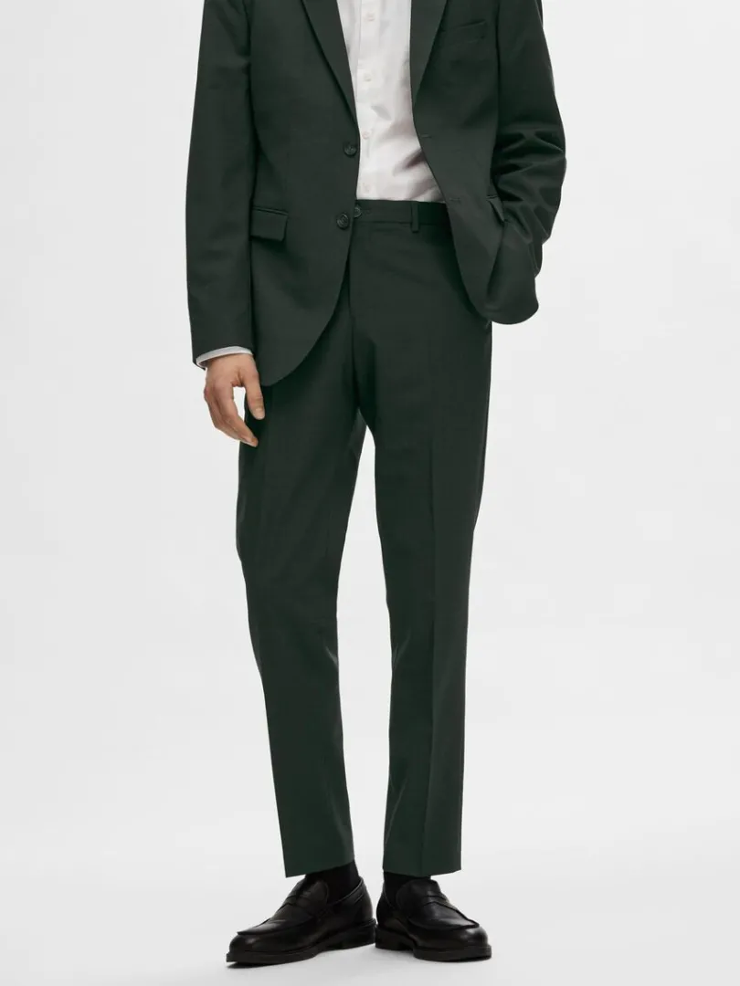 slim_fit_bukser_0-5.webp Bukser | Jakkesæt & Blazers>SELECTED 175 SLIM FIT BUKSER Green