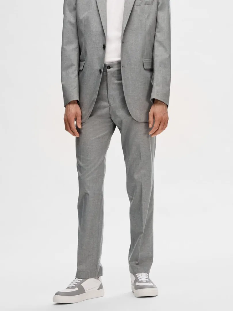 slim_fit_bukser_0-9.webp Bukser | Jakkesæt & Blazers>SELECTED SLIM FIT BUKSER Grey