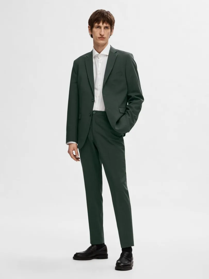 slim_fit_bukser_1-5.webp Bukser | Jakkesæt & Blazers>SELECTED 175 SLIM FIT BUKSER Green