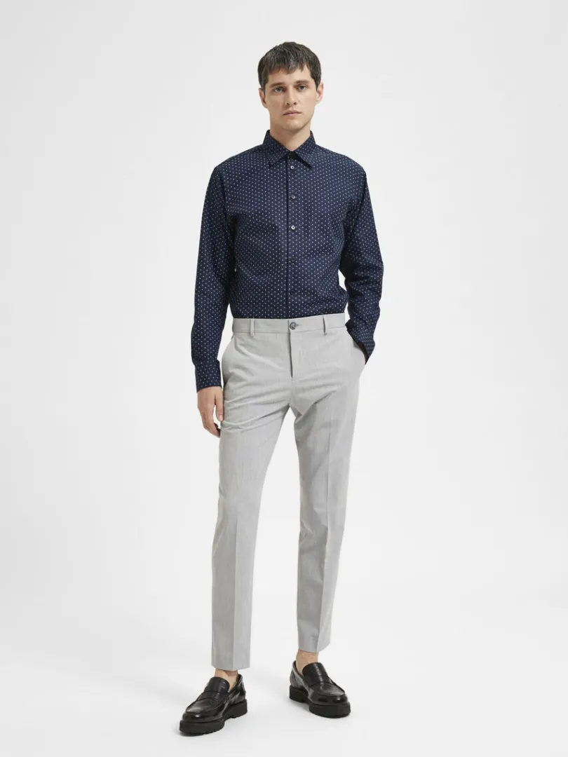 slim_fit_bukser_1-6.webp Bukser | Jakkesæt & Blazers>SELECTED 175 SLIM FIT BUKSER Grey