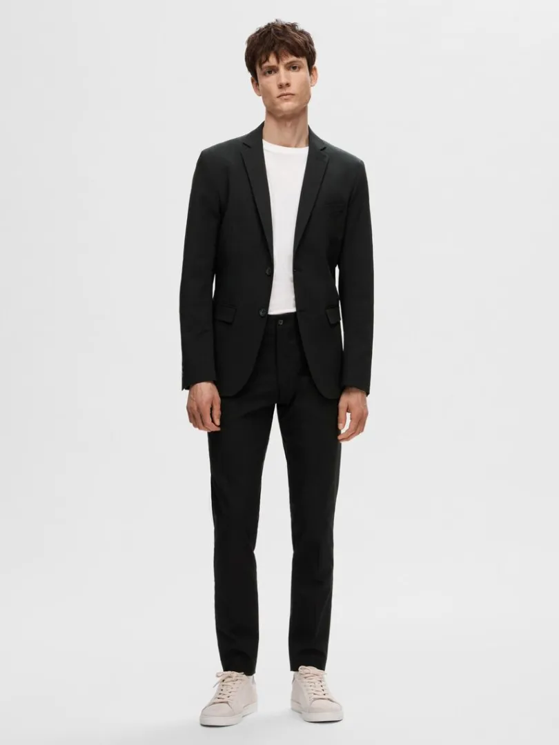 slim_fit_bukser_1-8.webp Bukser | Jakkesæt & Blazers>SELECTED SLIM FIT BUKSER Black