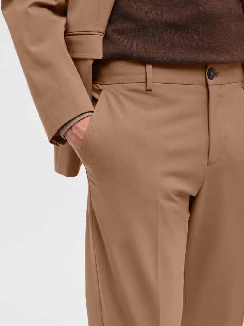 slim_fit_bukser_2-12.webp Bukser | Jakkesæt & Blazers>SELECTED 175 SLIM FIT BUKSER Brown
