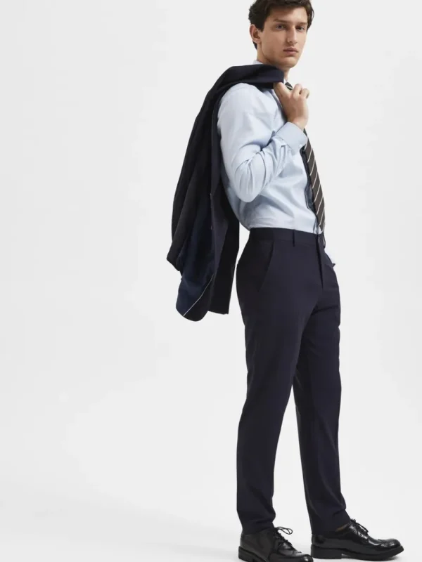 Bukser | Jakkesæt & Blazers>SELECTED 175 SLIM FIT BUKSER Blue
