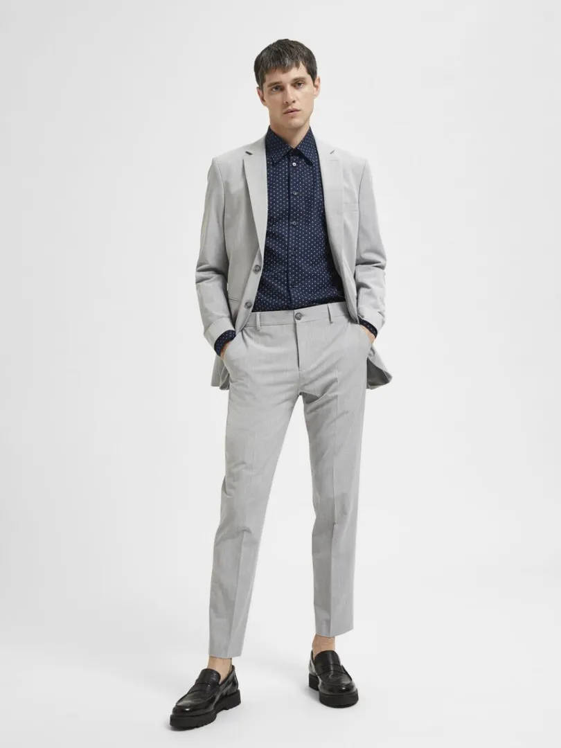 slim_fit_bukser_2-6.webp Bukser | Jakkesæt & Blazers>SELECTED 175 SLIM FIT BUKSER Grey