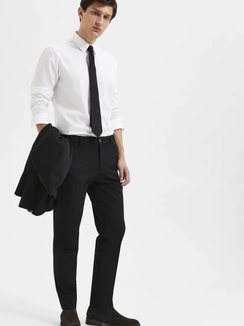 slim_fit_bukser_2-7.webp Bukser | Jakkesæt & Blazers>SELECTED 175 SLIM FIT BUKSER Black